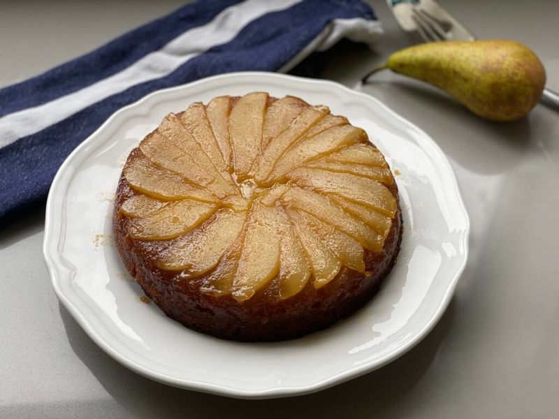 Pear Upside-Down Cake