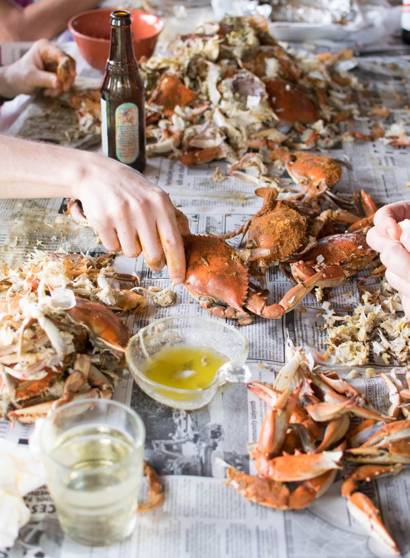 Maryland Blue Crab Steamed with Old Bay