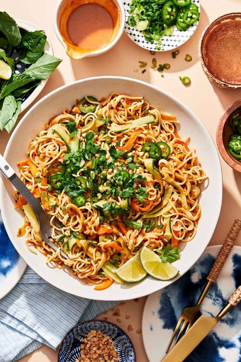 Thai Peanut Noodle Salad