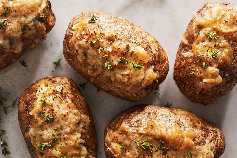Blue Cheese and Caramelized Onions