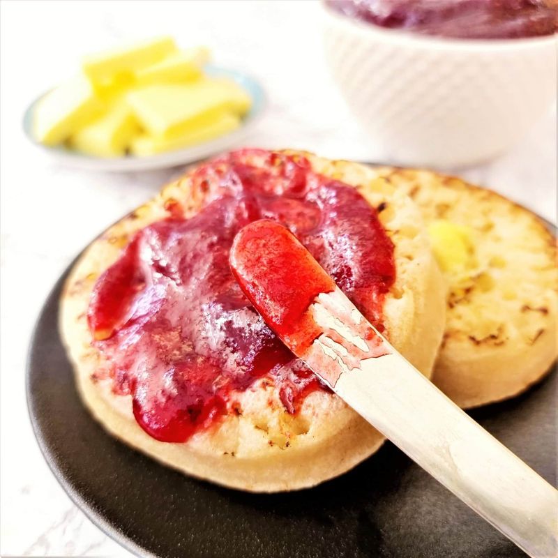 Almond Butter and Raspberry Jam