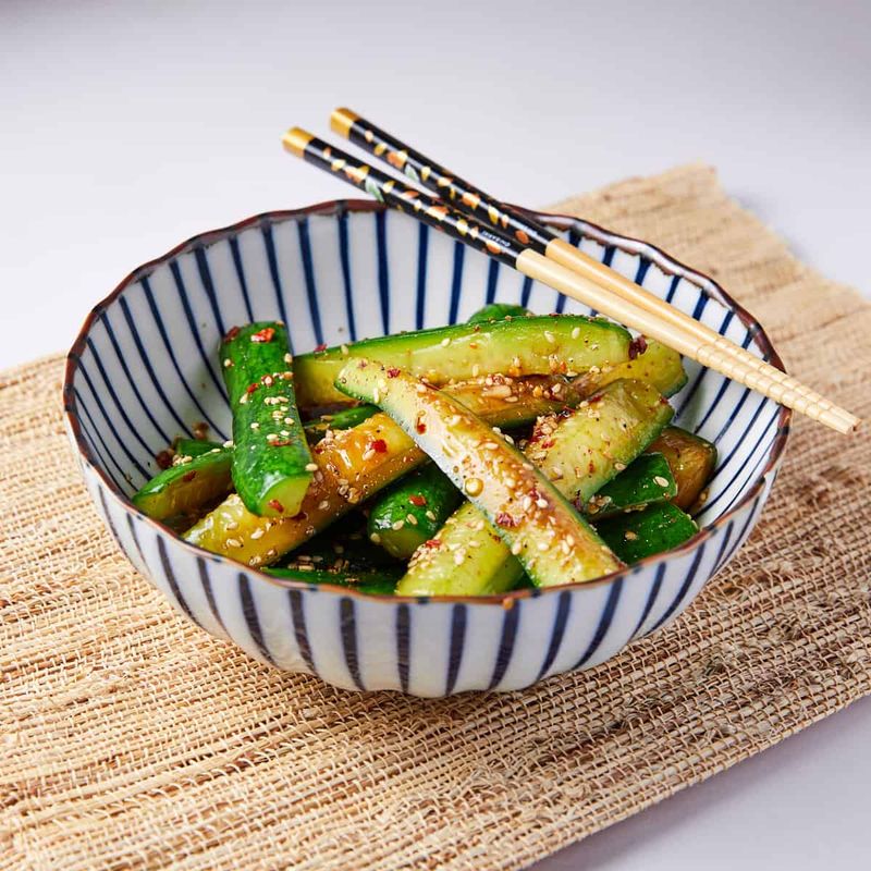 Asian-Style Pickled Cucumbers