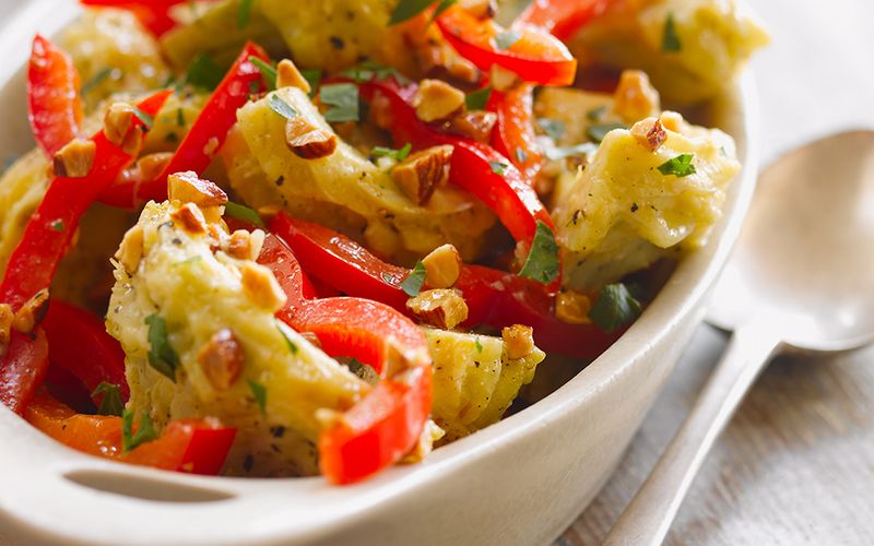 Artichoke Heart, Lemon Herb, and Toasted Almond Bowl