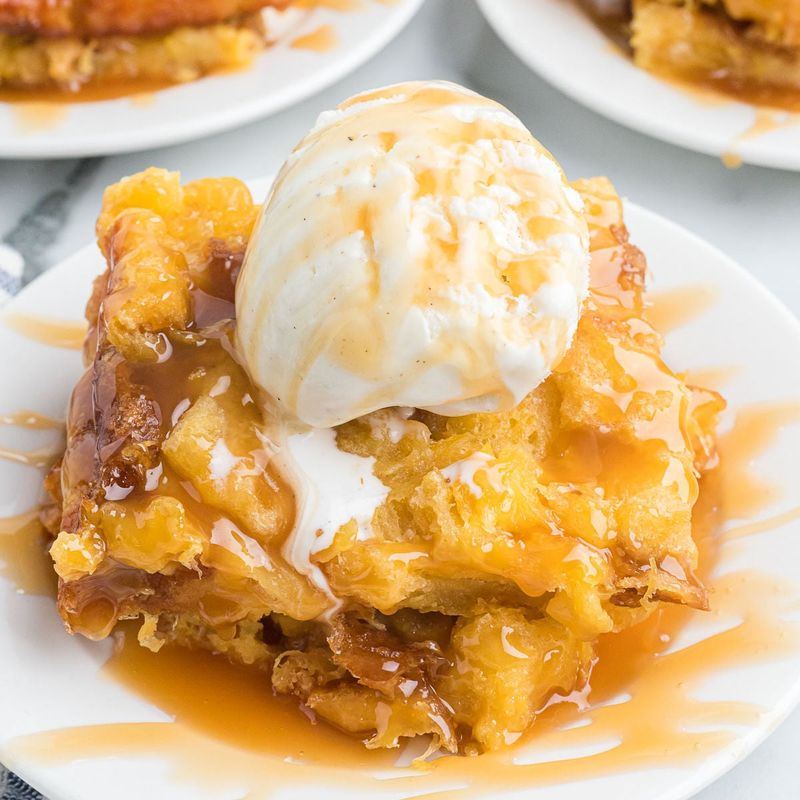 Pineapple Bread Pudding