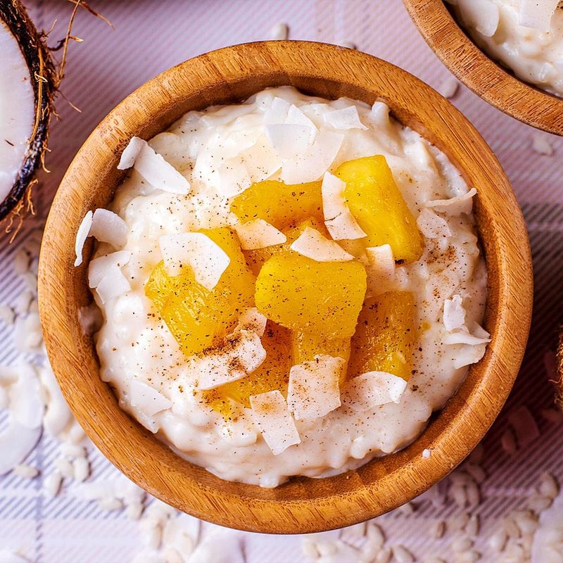 Pineapple Rice Pudding