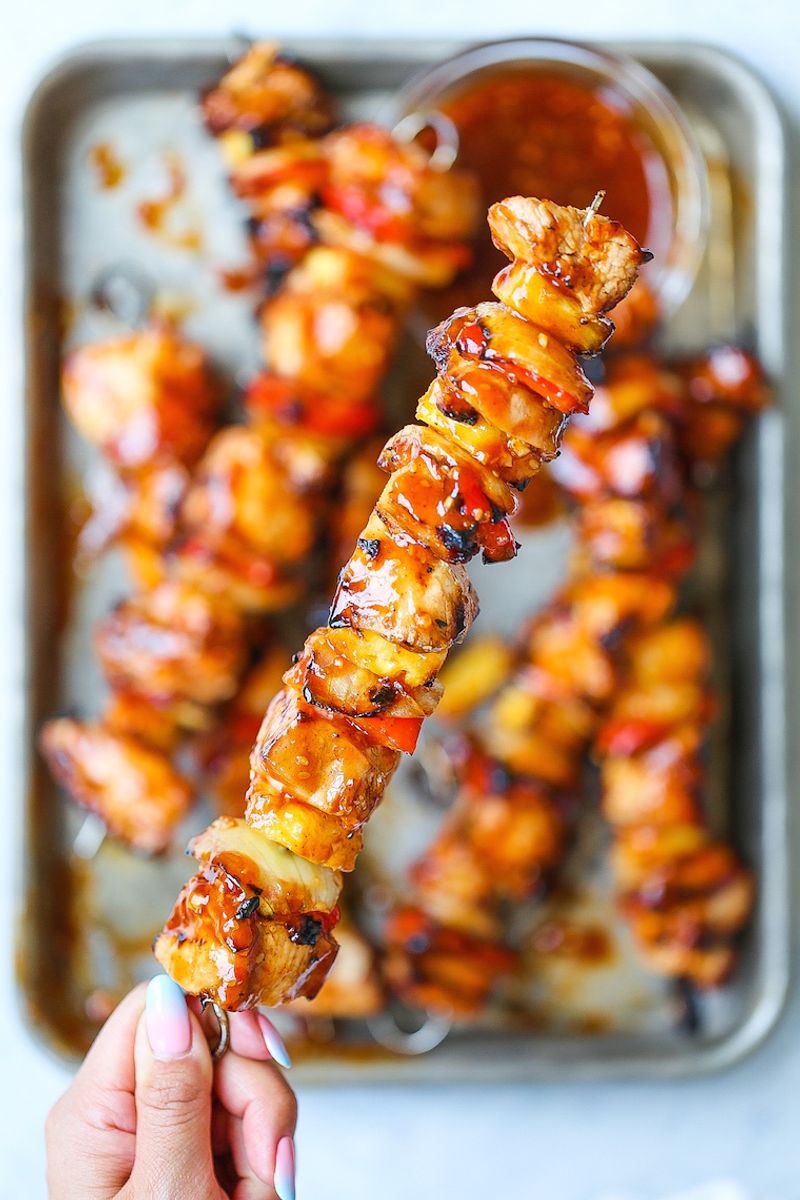 Pineapple Chicken Skewers