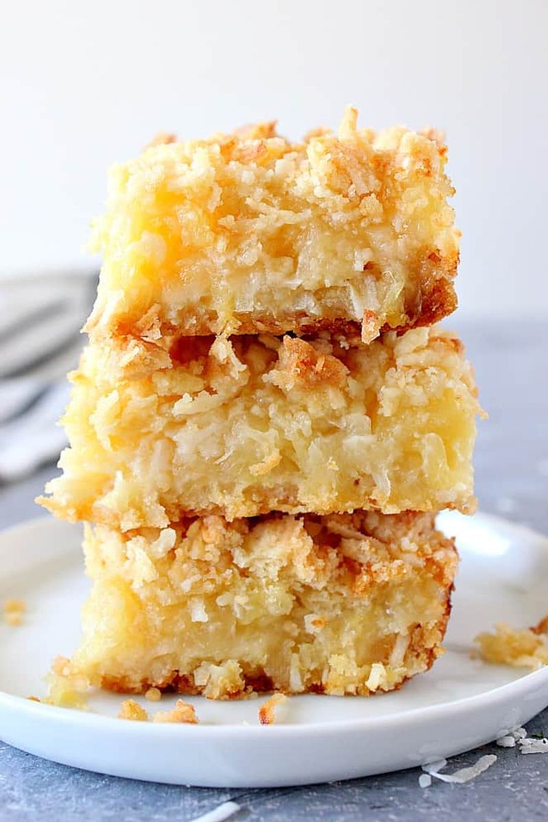 Pineapple Oat Bars