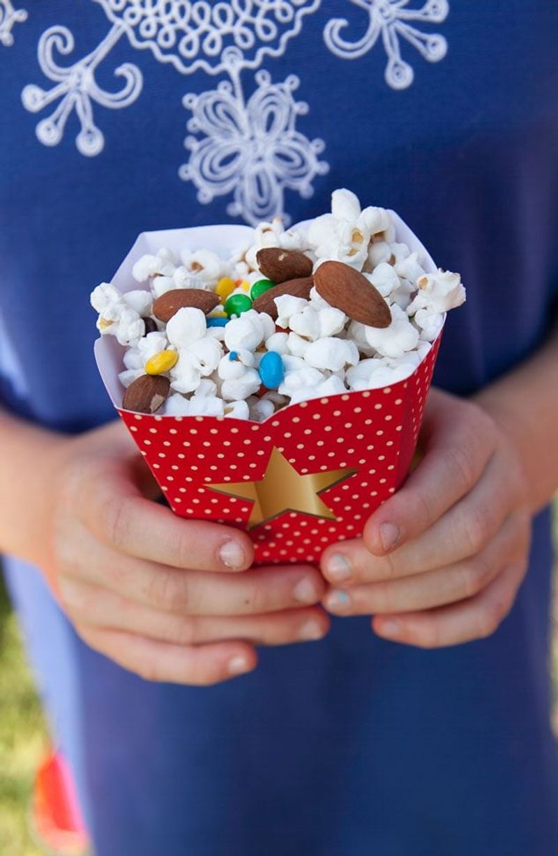 Popcorn in Fancy Cups with Mix-Ins