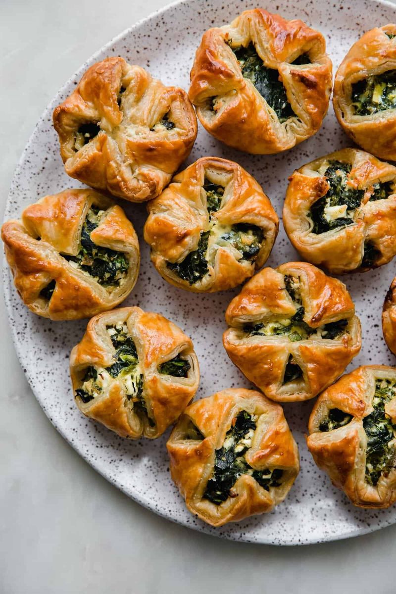 Greek Spinach and Cheese Puffs