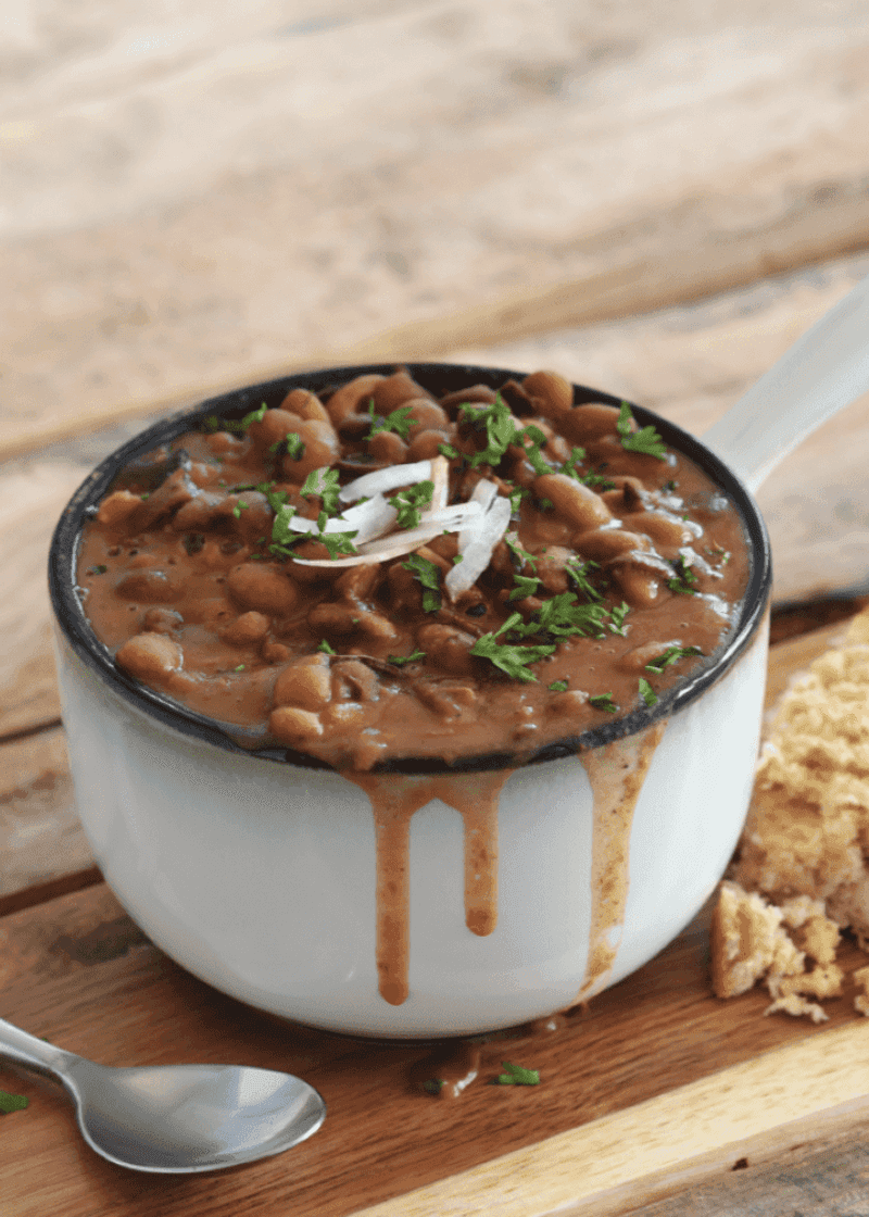 Black Bean Soup with Cornbread