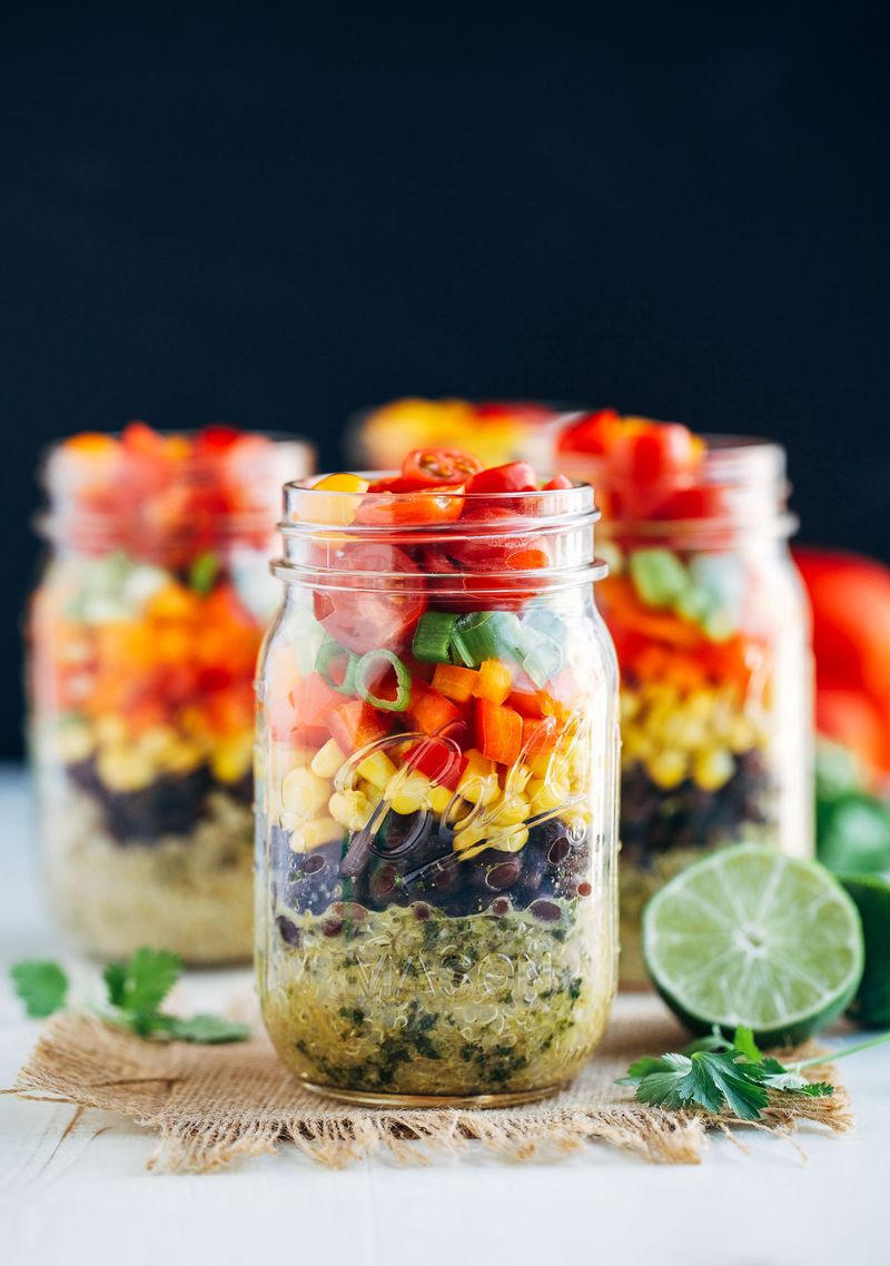 Salad From a Mason Jar