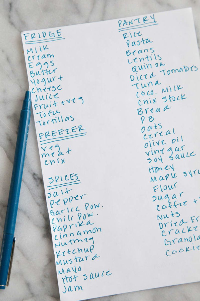 Review Your List One Final Time Before Leaving