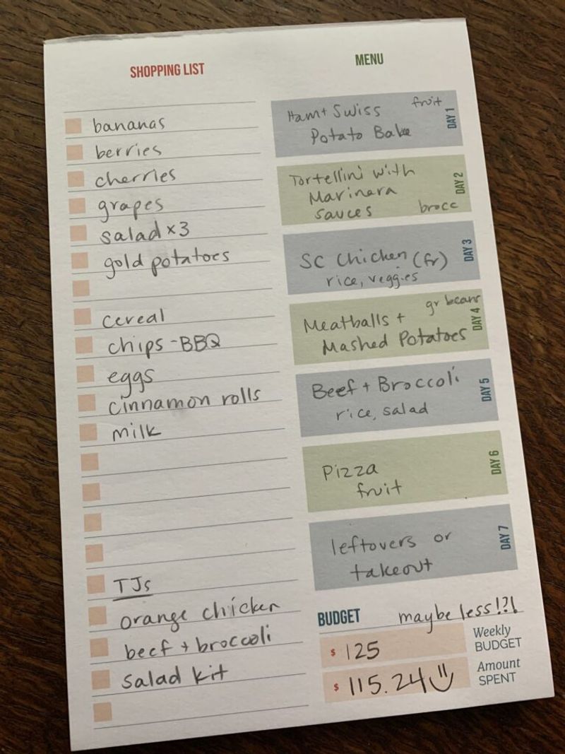 Write Down Quantities, Not Just Items