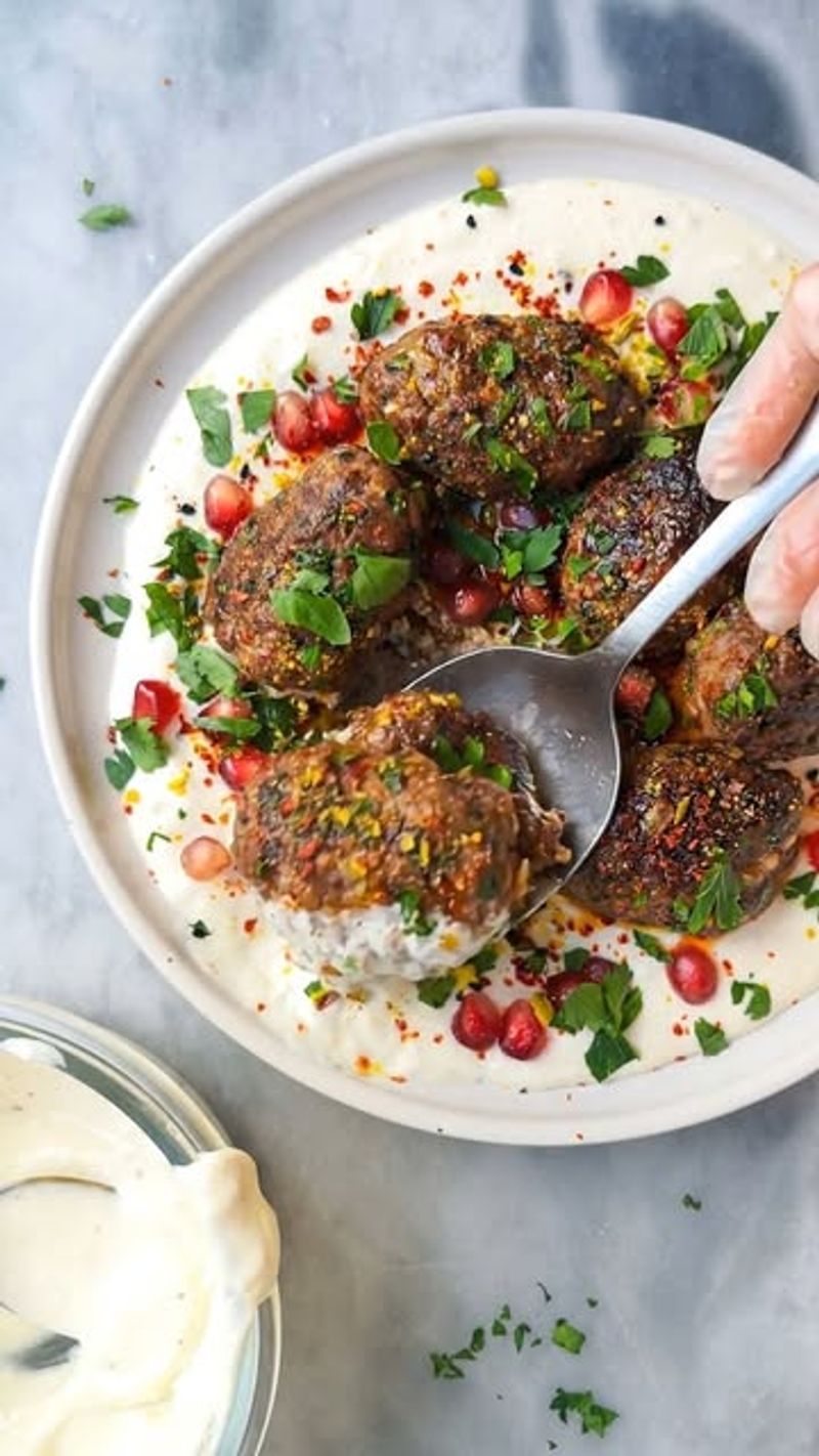Lebanese Daoud Basha (Cinnamon Lamb Meatballs)