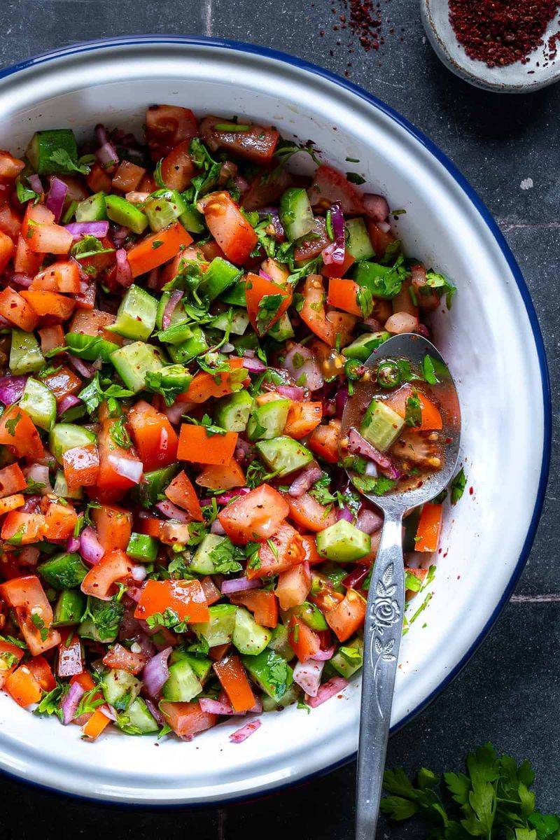 Turkish Shepherd's Salad (Çoban Salatası)