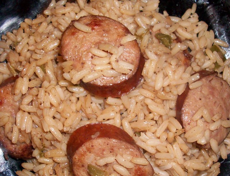 Arroz de Linguiça (Linguiça Sausage Rice)