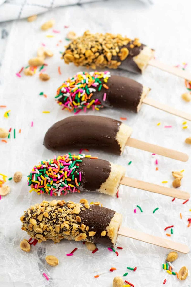 Frozen Banana Pops