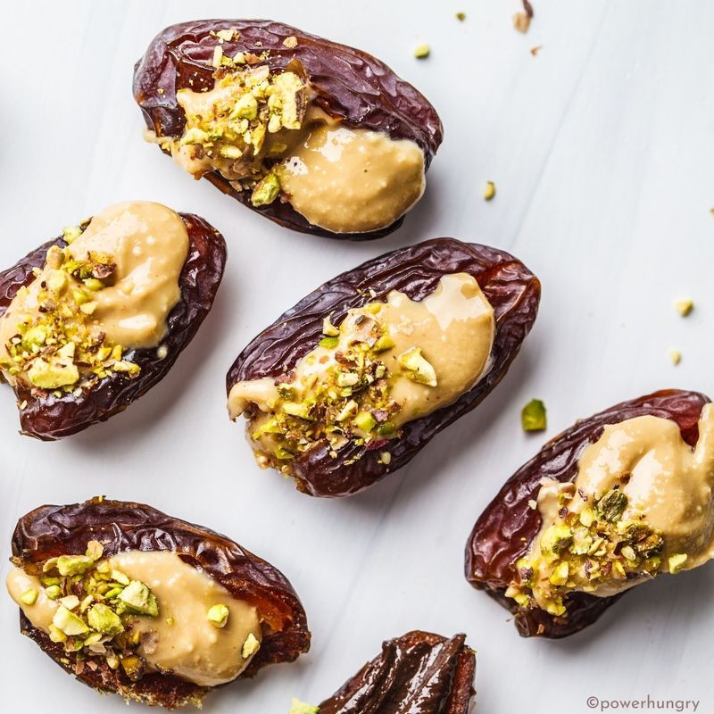 Stuffed Dates with Almond Butter