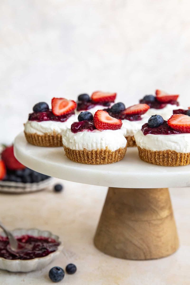 American No-Bake Cheesecake Bites