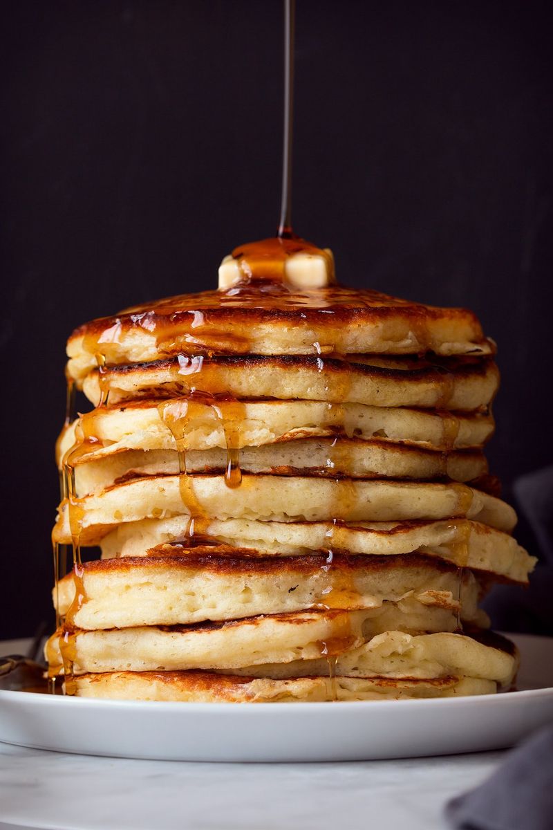 Pancakes with Maple Syrup