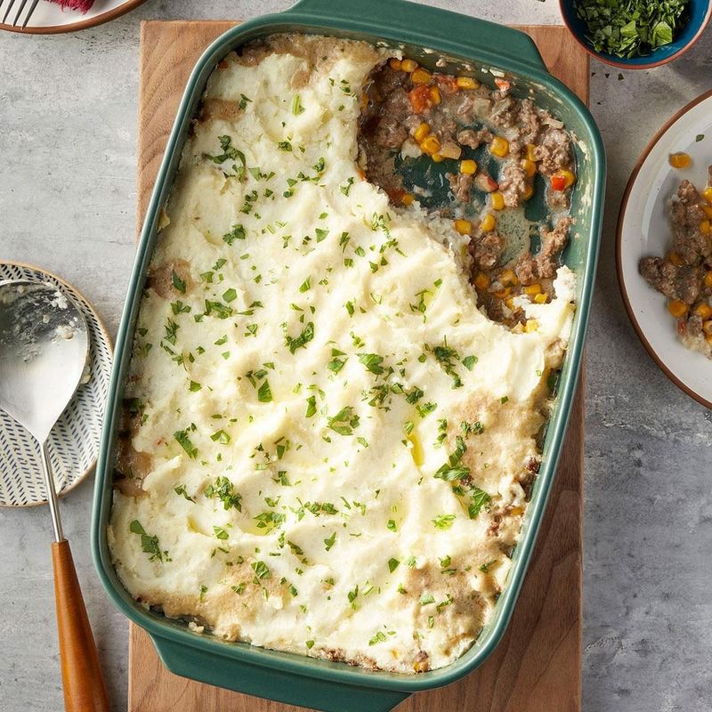 Shepherd's Pie with Mashed Potato Topping