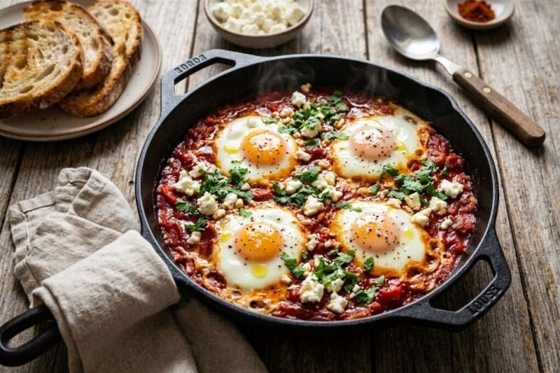 Shakshuka with Crusty Bread