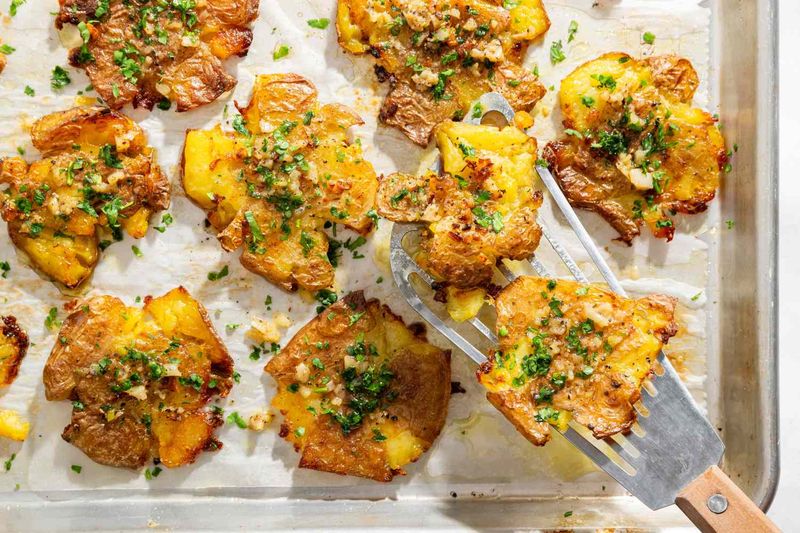 Crispy Smashed Potatoes