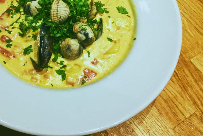 Cockle and Bacon Chowder