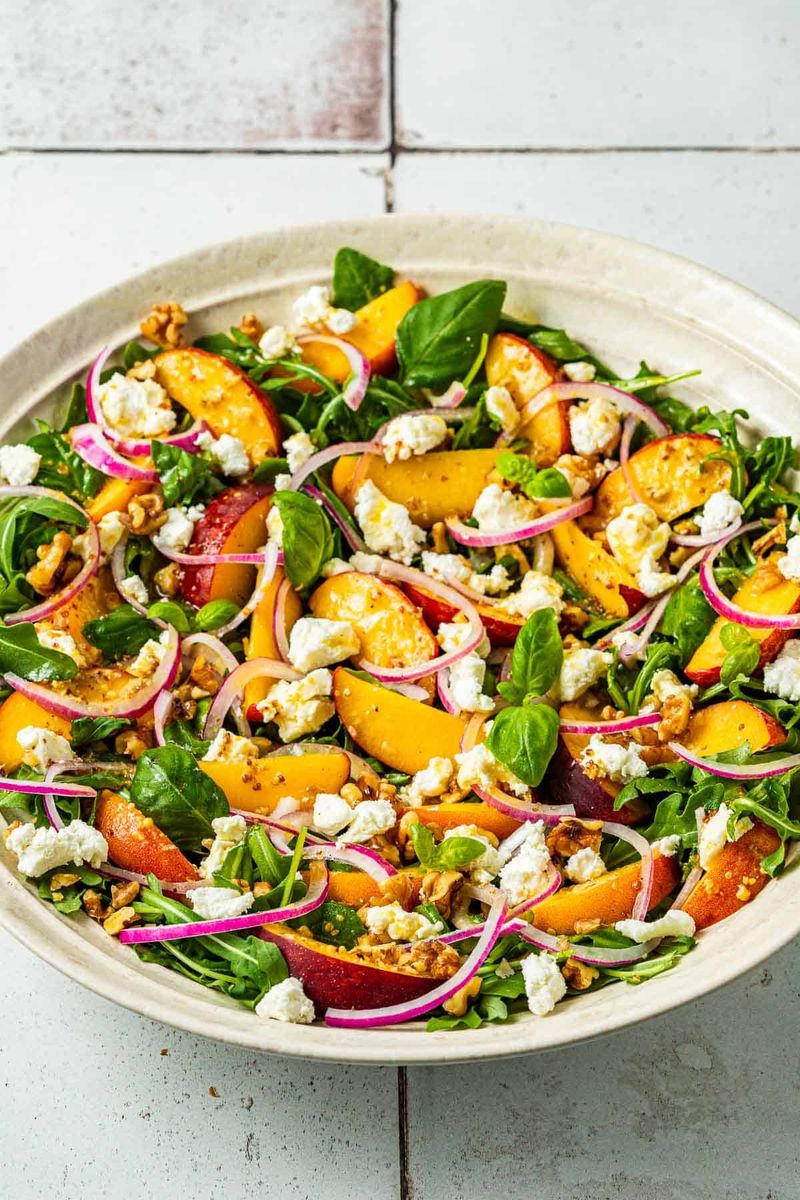 Toss Peaches Into a Summer Salad