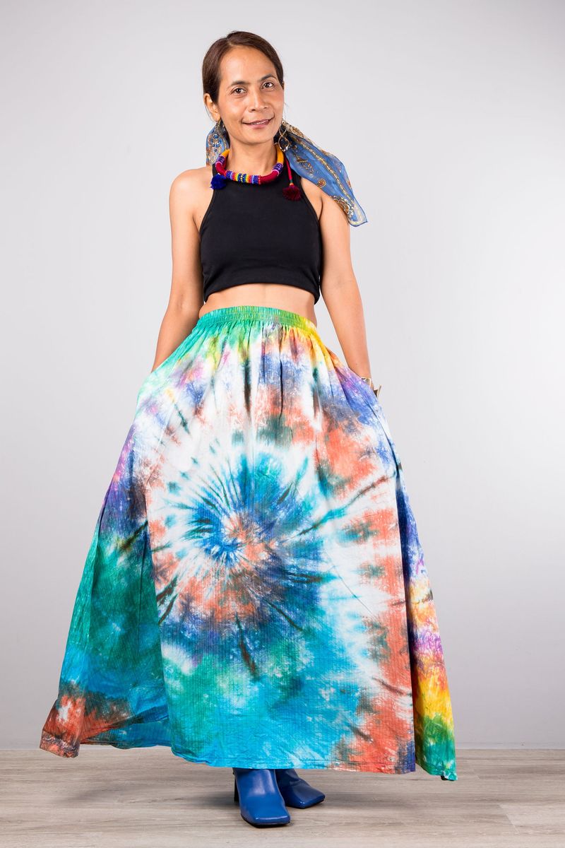 Tie-Dye Jersey Wrap