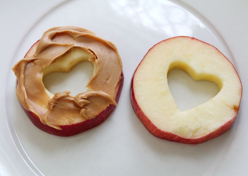 Apple Slices with Peanut Butter