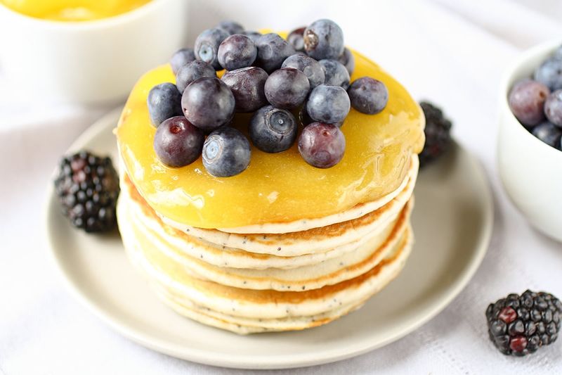 Lemon Poppy Seed Pancakes