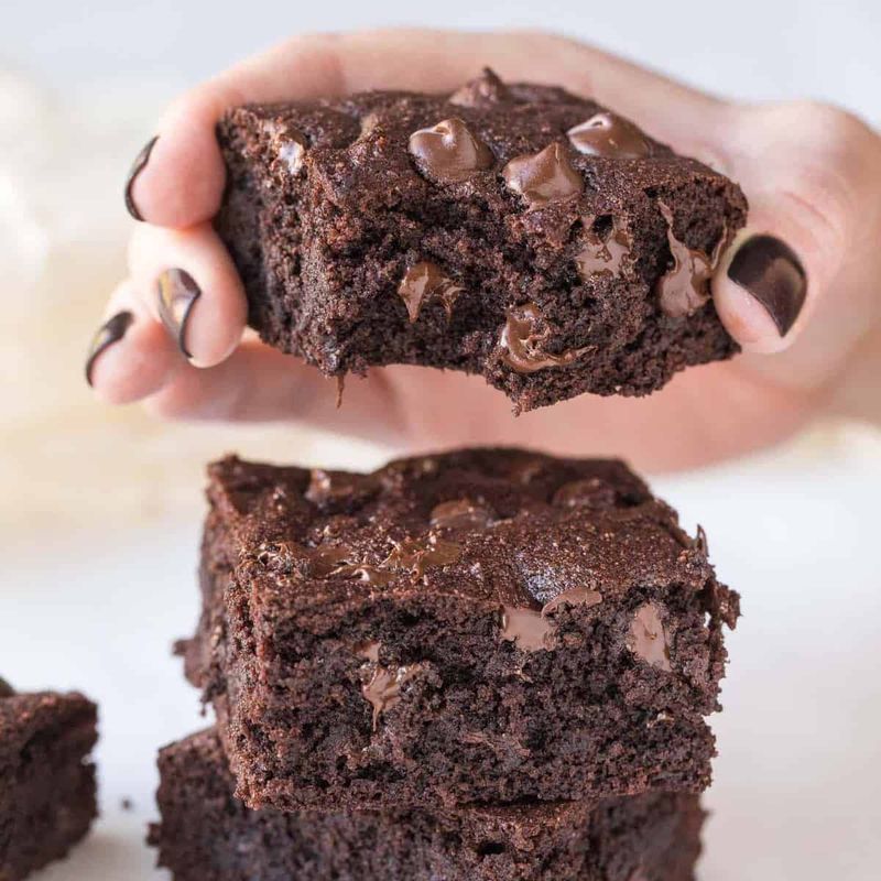 Stevia or Monk Fruit Sweetened Brownies