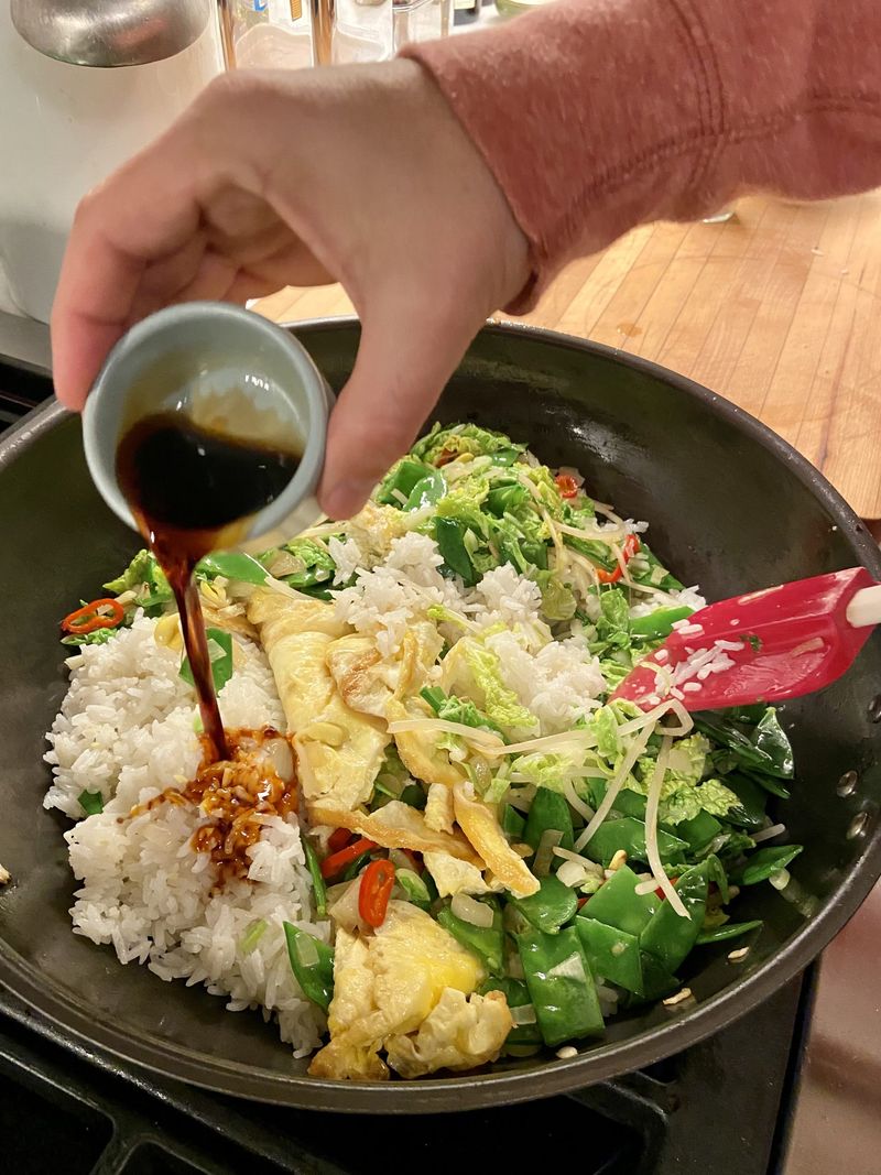 Rice and Stir-Fry Vegetables