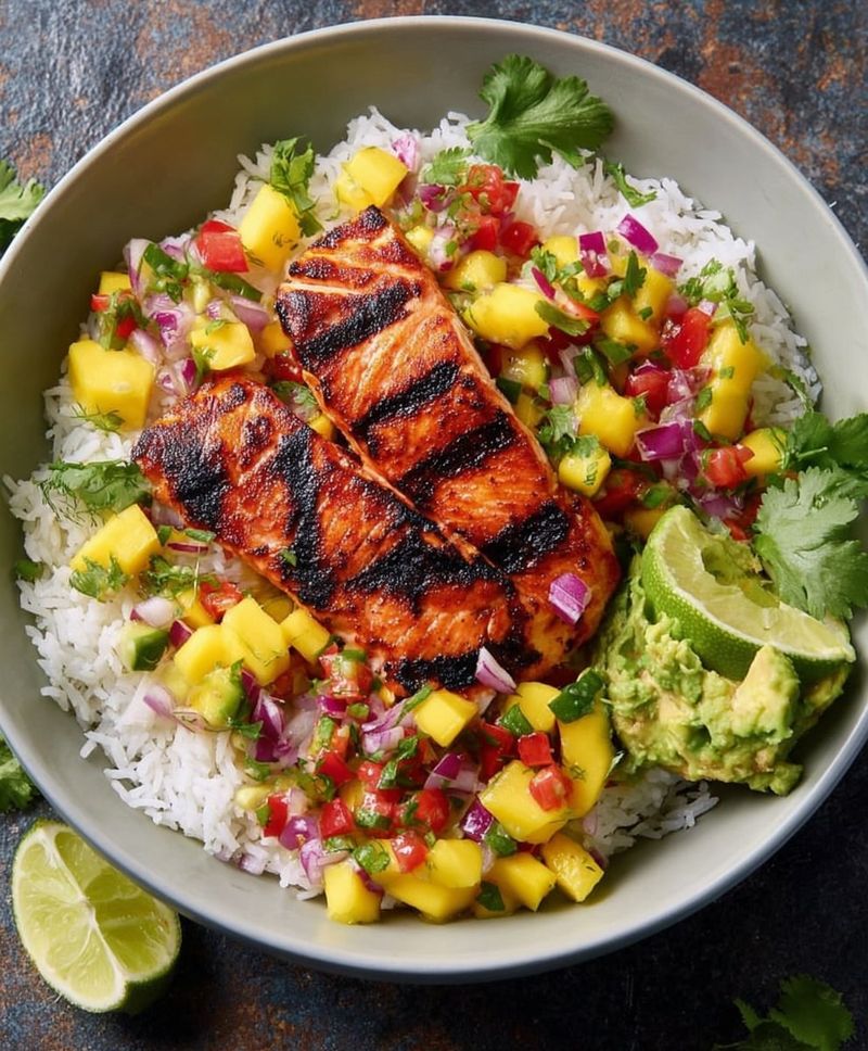 Citrus Salmon with Avocado Salsa