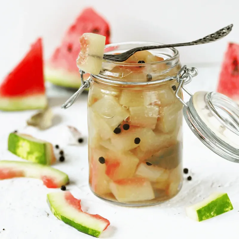 Pickled Watermelon Rind