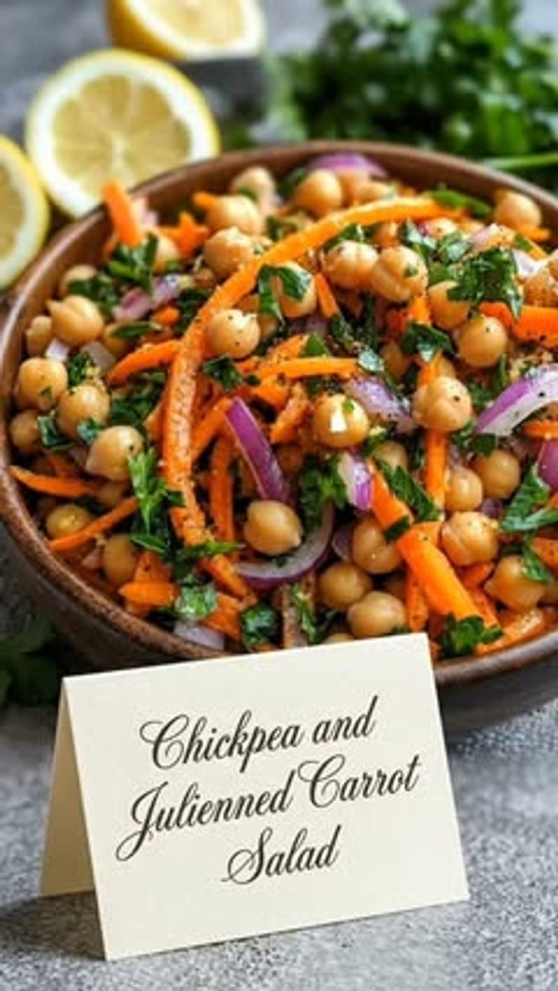 Radish and Chickpea Salad with Harissa Dressing