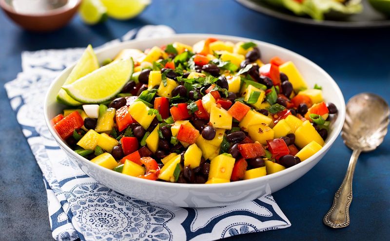 Mango and Black Bean Salad