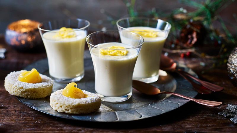 Lemon Posset with Shortbread