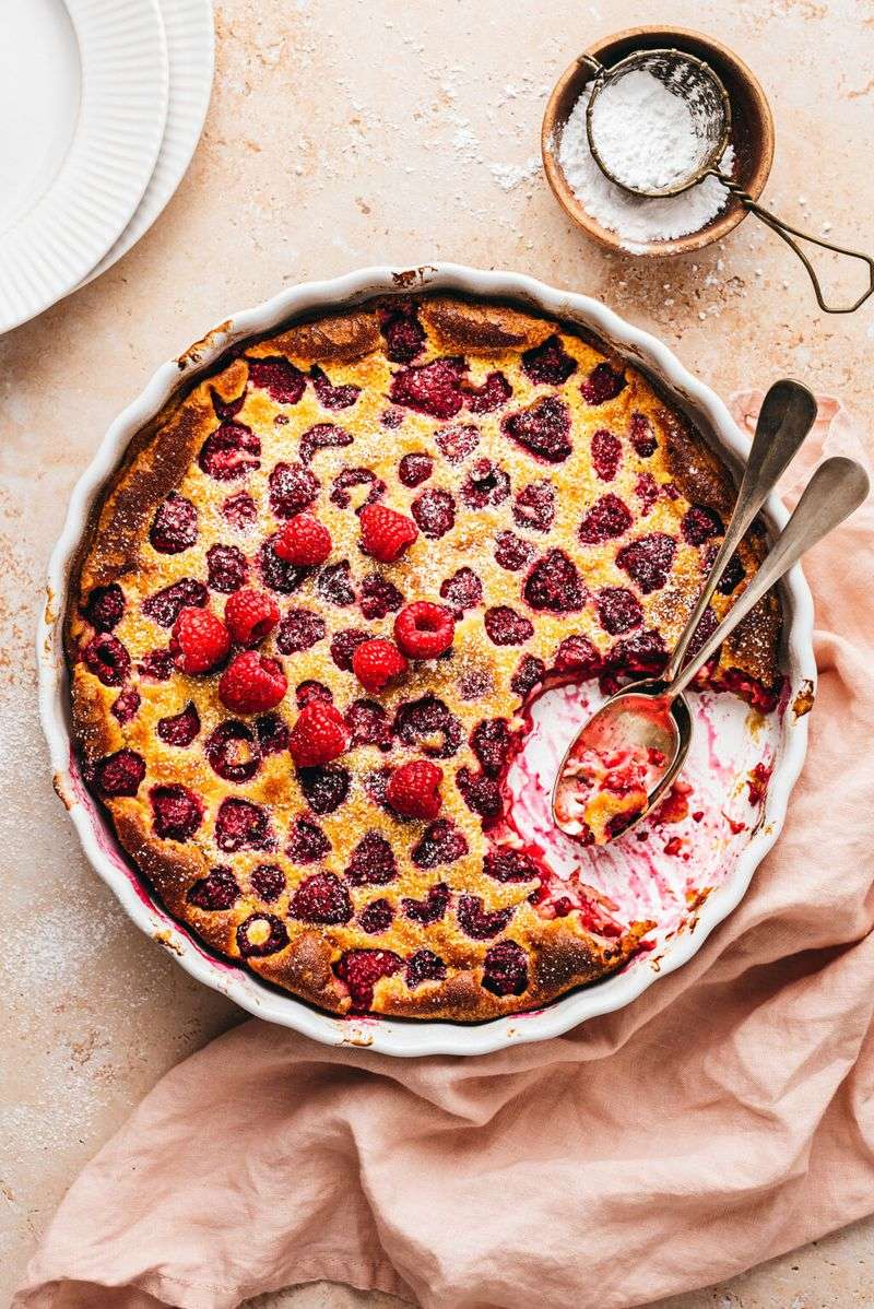 Raspberry Clafoutis