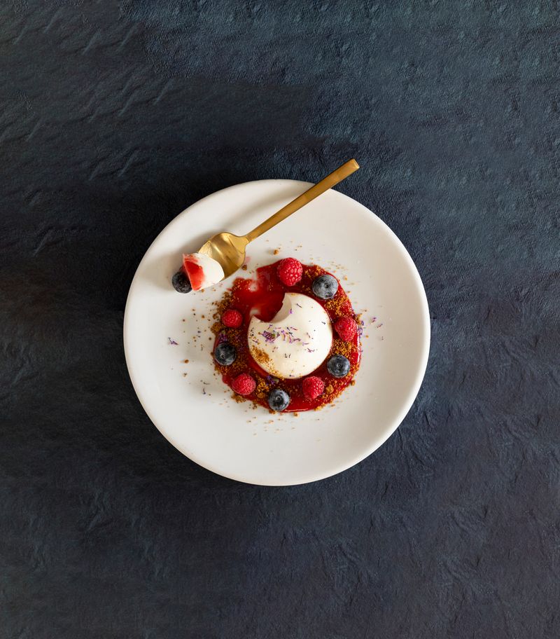 Raspberry Panna Cotta