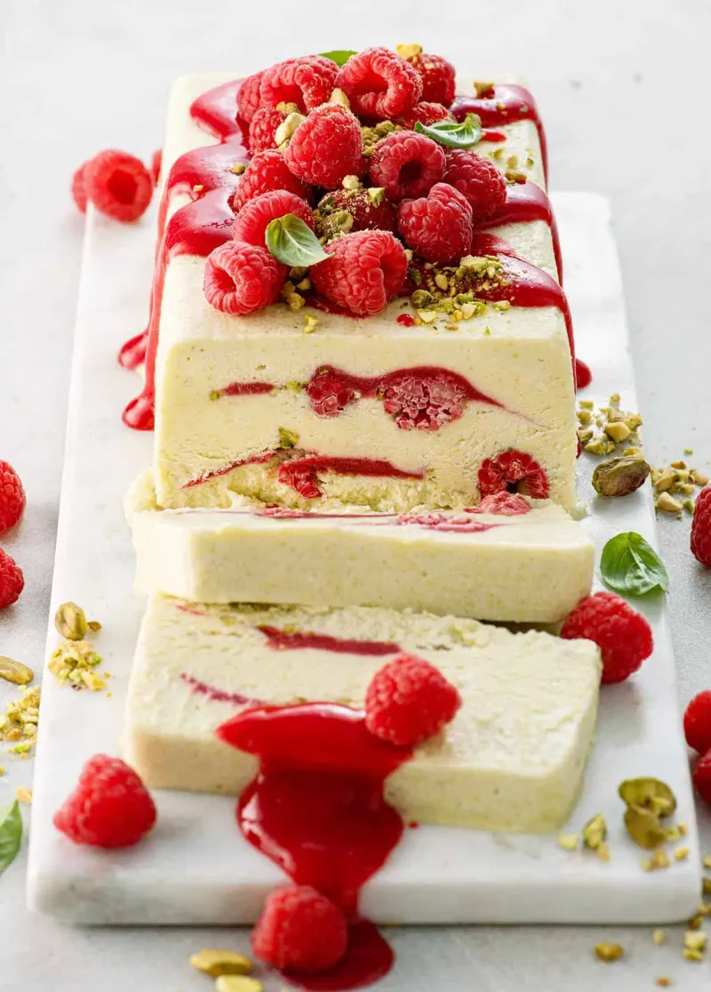 Raspberry Semifreddo