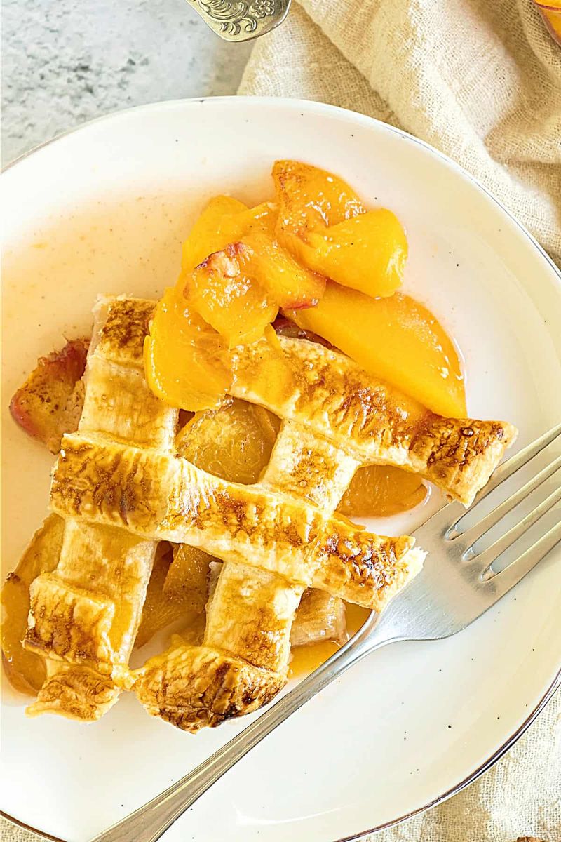 Peach Cobbler Slice
