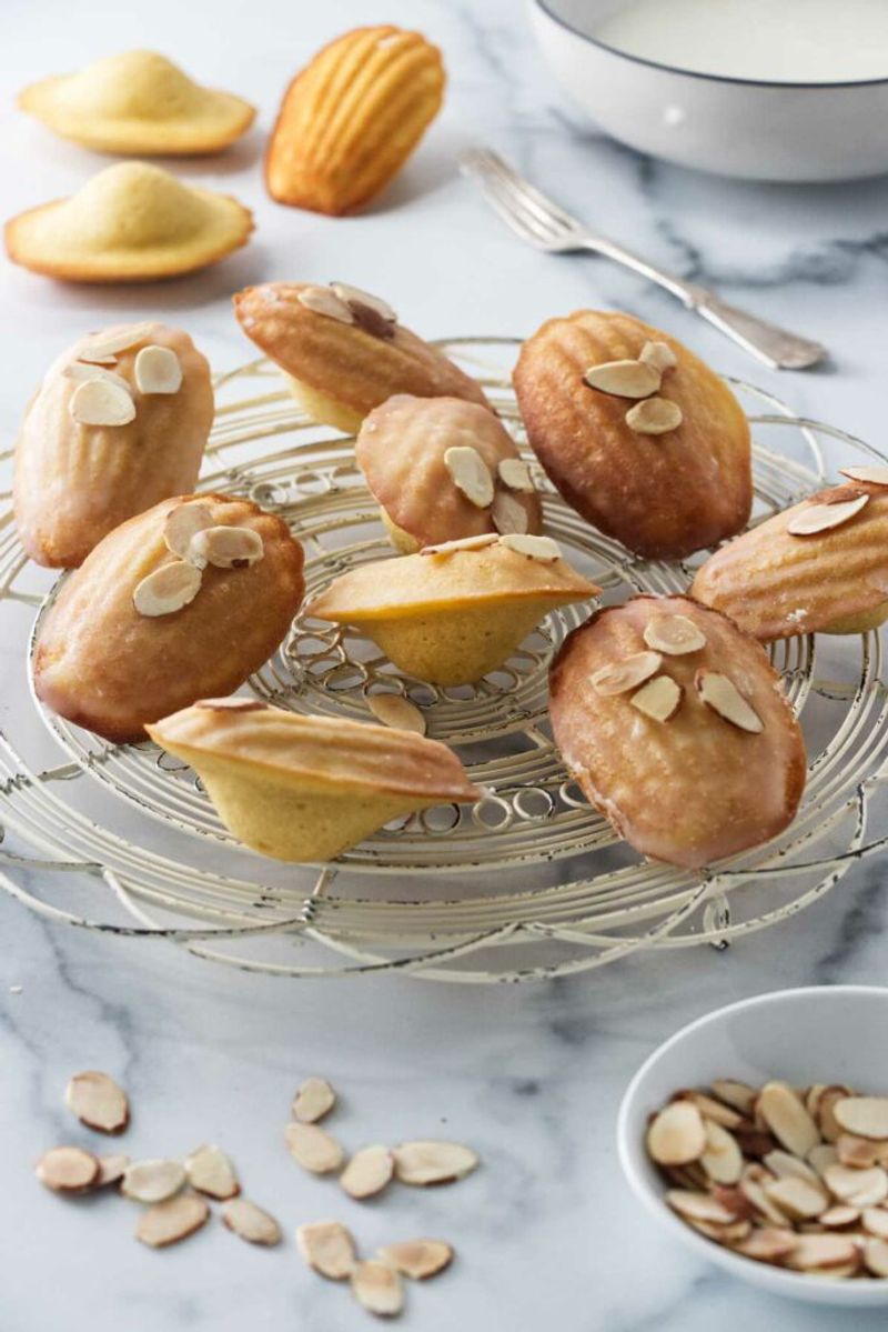 Honey Almond Madeleines