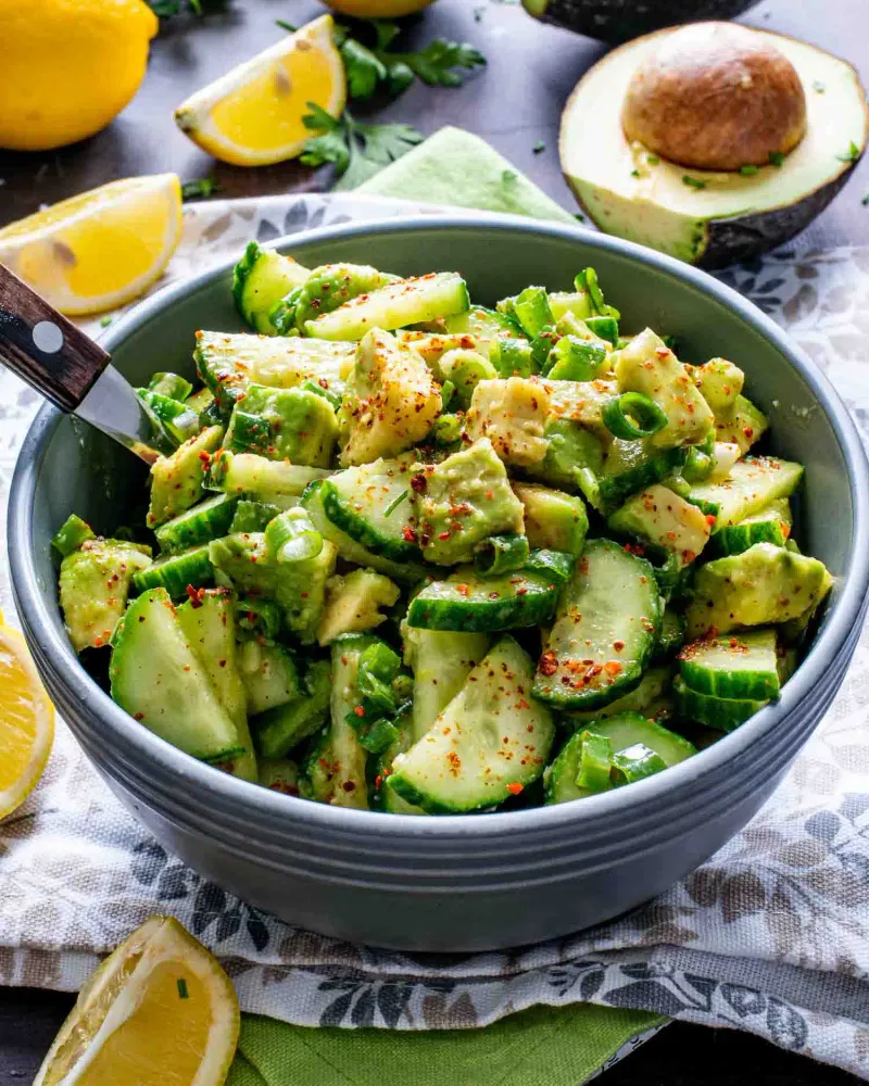 Cucumber Avocado Salad