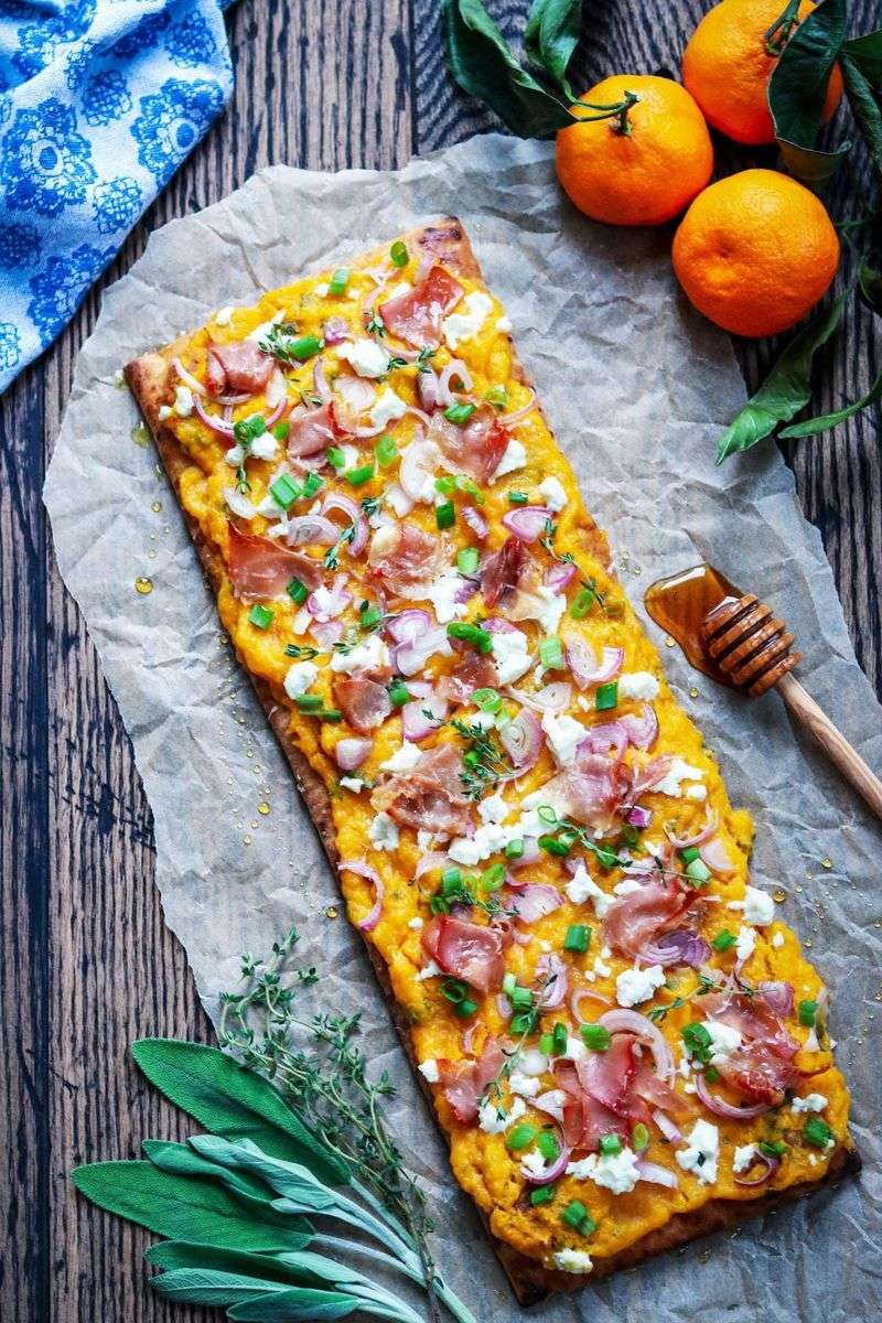 Butternut Squash Flatbread Pizza