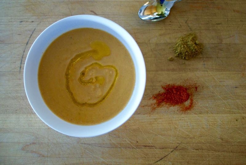 Celery and Lentil Soup with Smoked Paprika