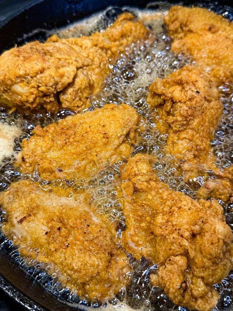 Fried Chicken in Hot Oil