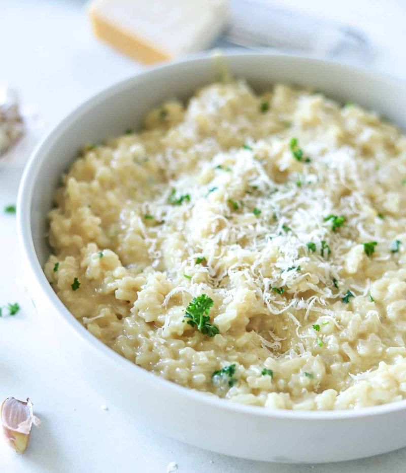 Roasted Garlic Risotto