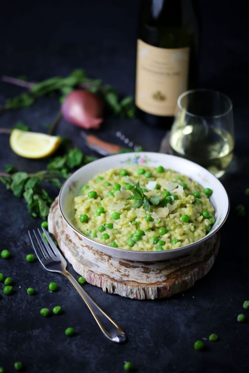 Pea and Mint Risotto